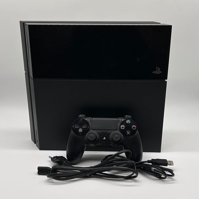 Sony PlayStation 4 Konsole PS4 Schwarz mit 500GB-CUH-1116A + Sony DualShock 4 #A3-06