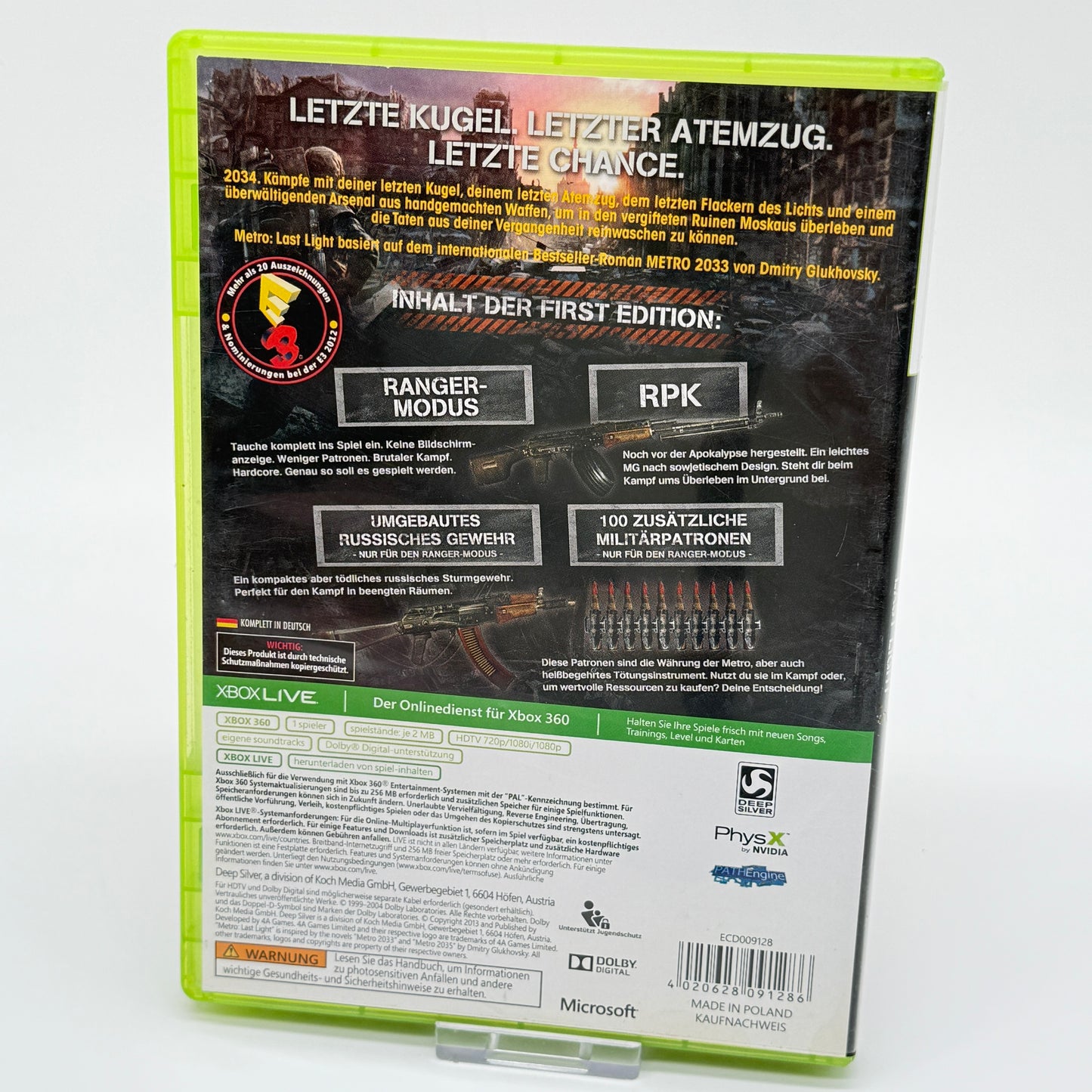 Metro Last Light Xbox 360 #43