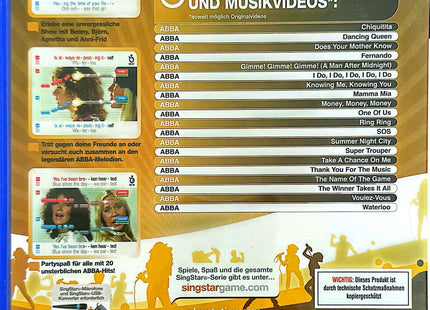 Singstar Abba PS2 #37 as-warenhandel