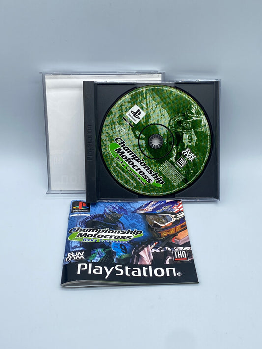 Championship Motocross Ricky Carmichael Playstation 1 PS1 #23