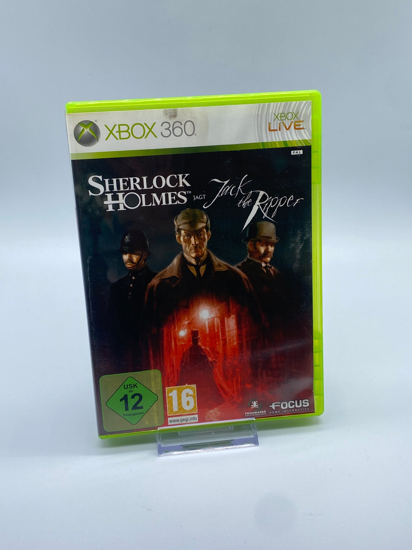 Sherlock Holmes jagt Jack the Ripper Microsoft Xbox 360 PAL Spiel Game #23