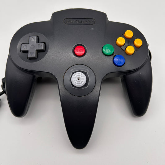 N64 - Original Nintendo Controller schwarz - gut - NUS-005 - #35