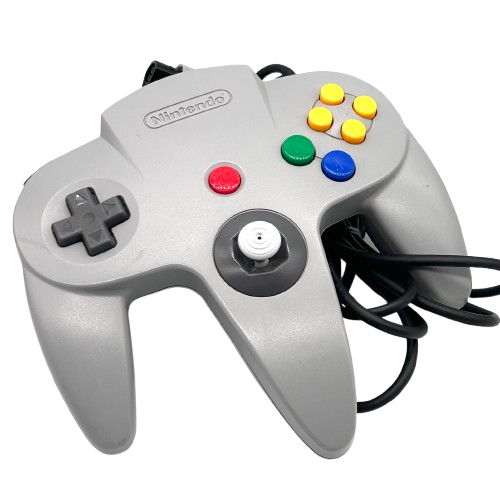 N64 Controller original grau guter Zustand getestet gereinigt #021