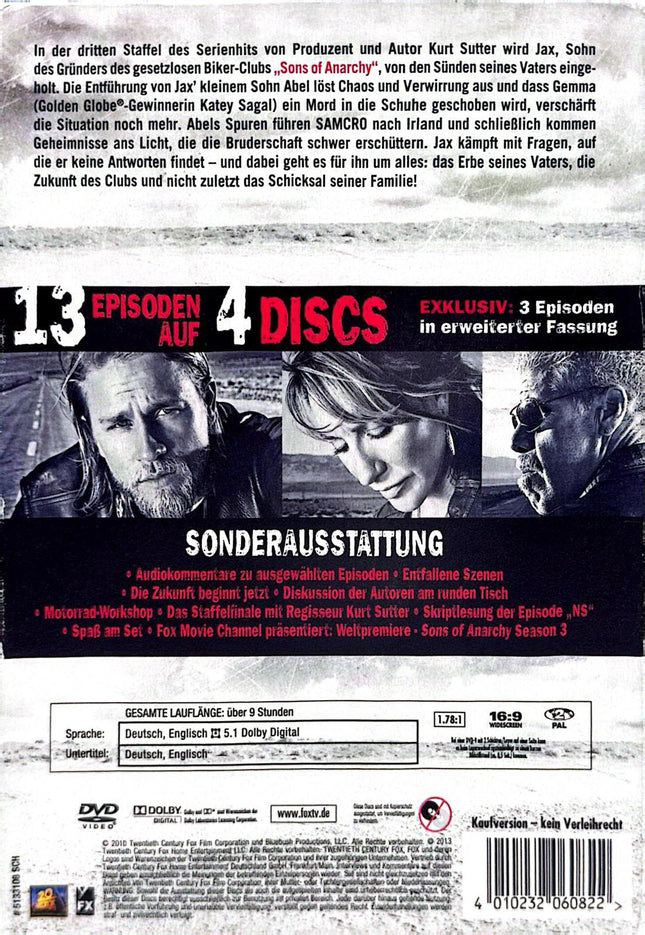 Sons of Anarchy Season 3 [DVD]