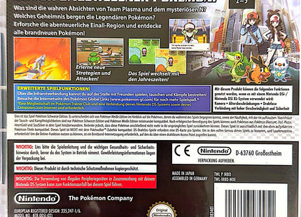 Pokémon schwarze Edition, Nintendo DS #08