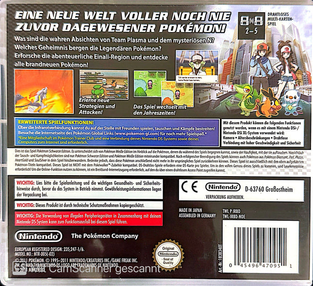 Pokémon schwarze Edition, Nintendo DS #08