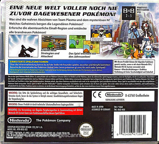 Pokémon weiße Edition Nintendo DS #08