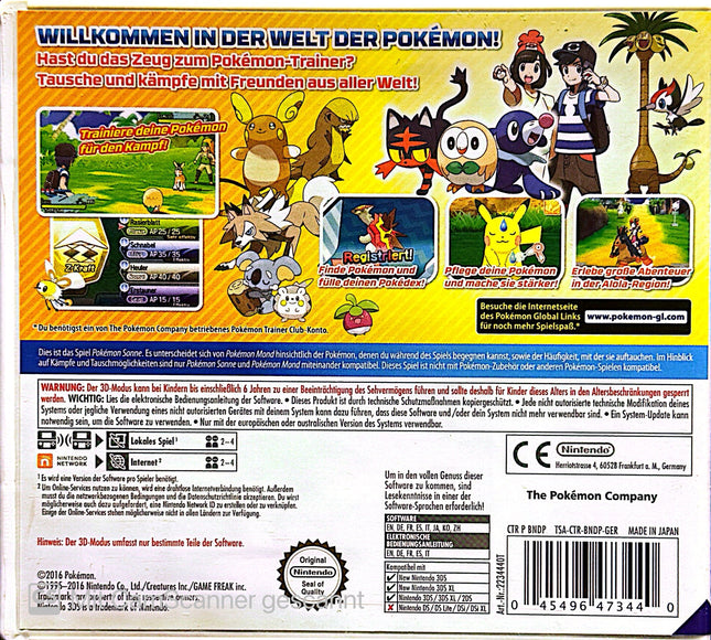 Pokémon Sonne Nintendo 3DS #09