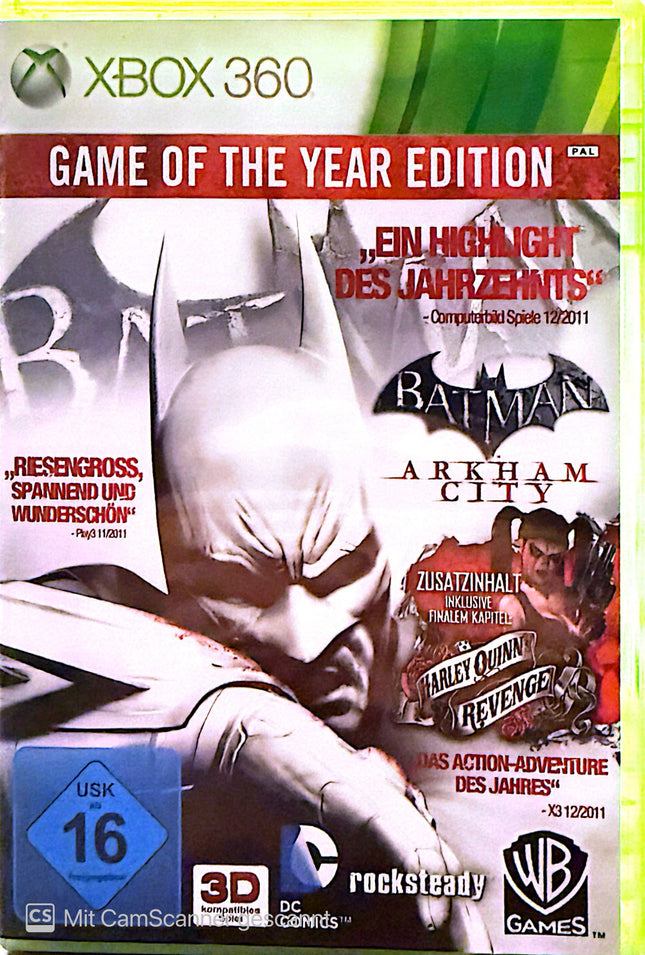 Batman Arkham city Game of the year  Edition xbox360 #63