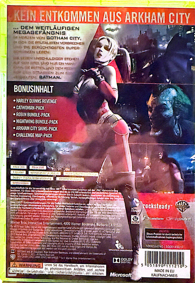 Batman Arkham city Game of the year  Edition xbox360 #63