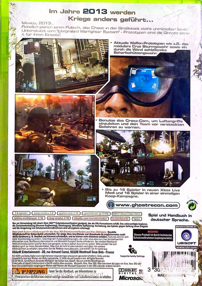 Ghost recon advanced warfighter xbox360 #63