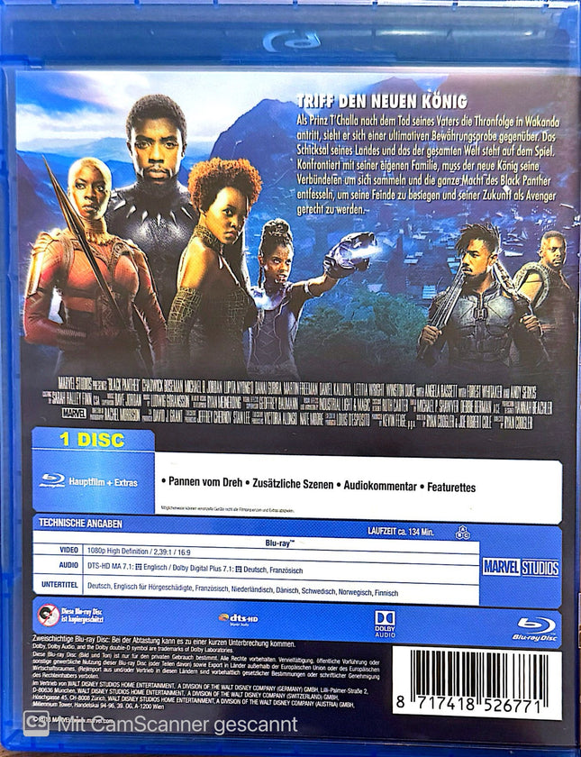 Marvel Black Panther Bluray #62