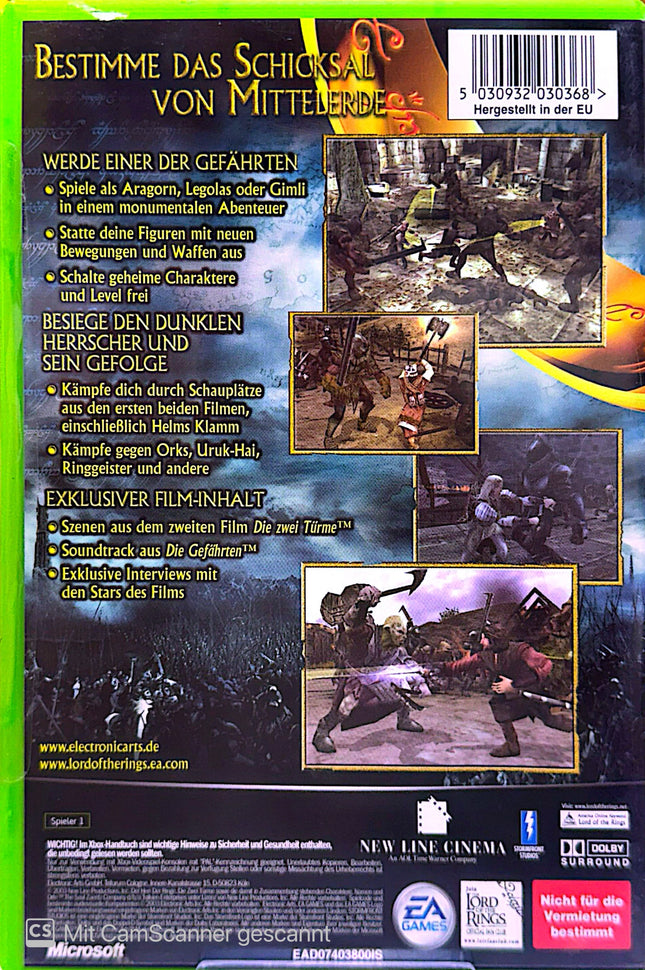 Der Herr der Ringe die zwei Türme Xbox Classic #19