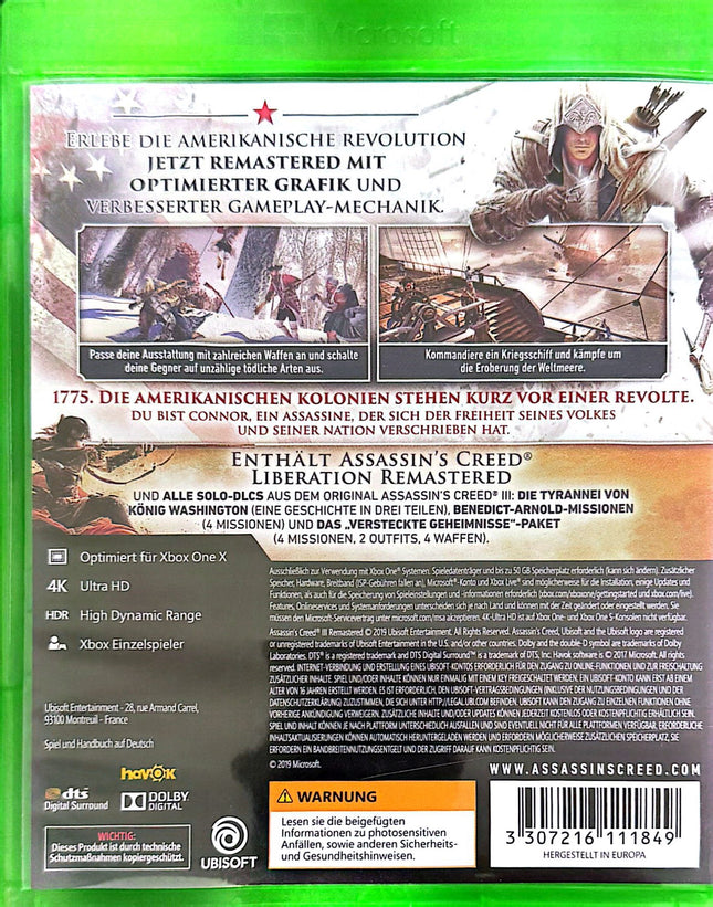 Assassin's Creed 3 Remastered [Xbox One] #54