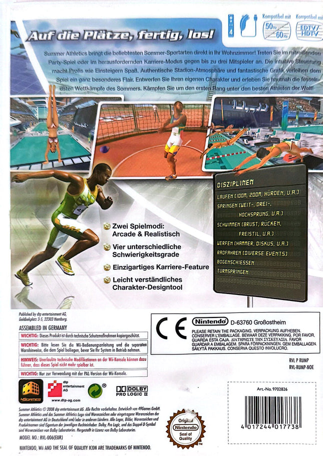 Summer Atheltics Nintendo [Wii] #01