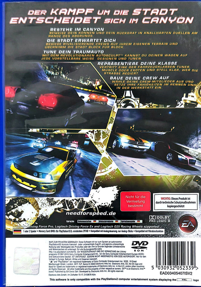Need for Speed Carbon [PS2] #01