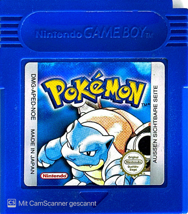 Pokémon [Nintendo] Gameboy blaue Edition #01