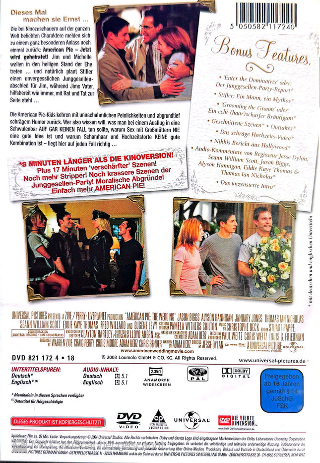 American Pie Jetzt wird geheiratet DVD #58
