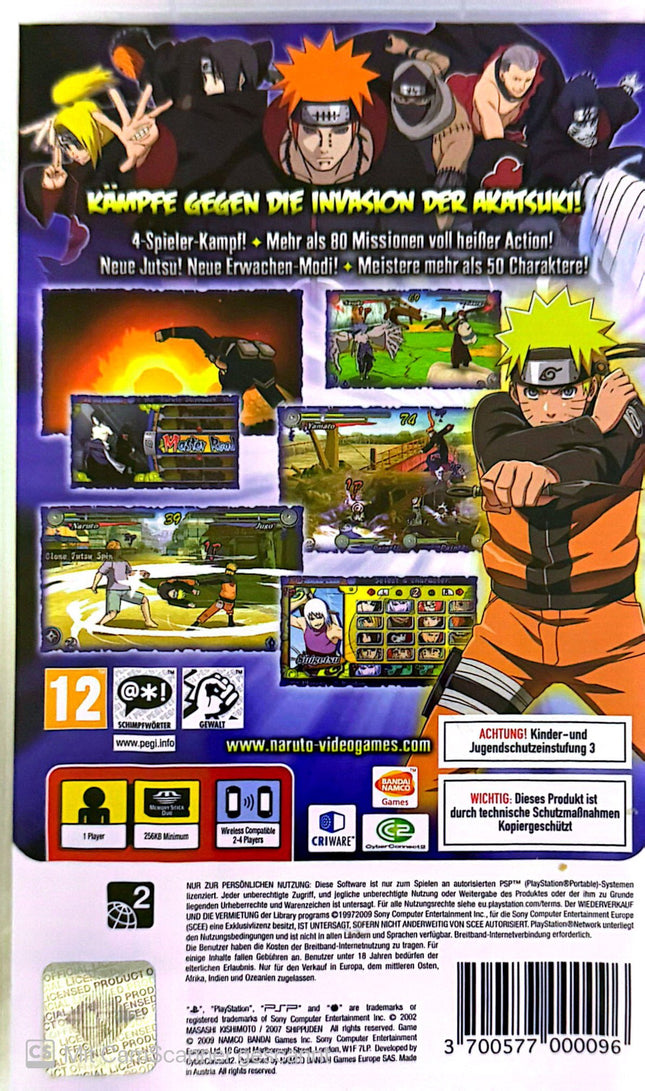 Naruto Ultimate Ninja Storm Hereos 3 PSP #58