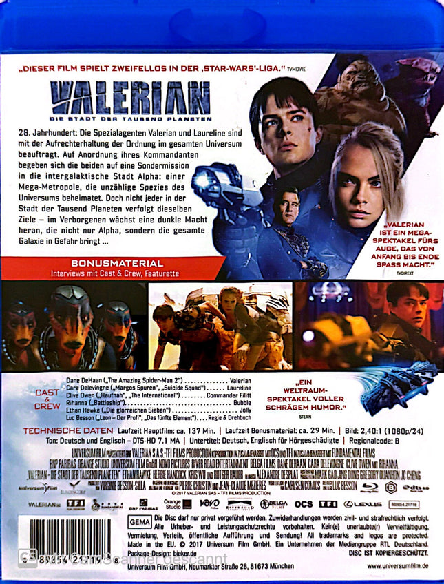 Valerian Blu-ray #58