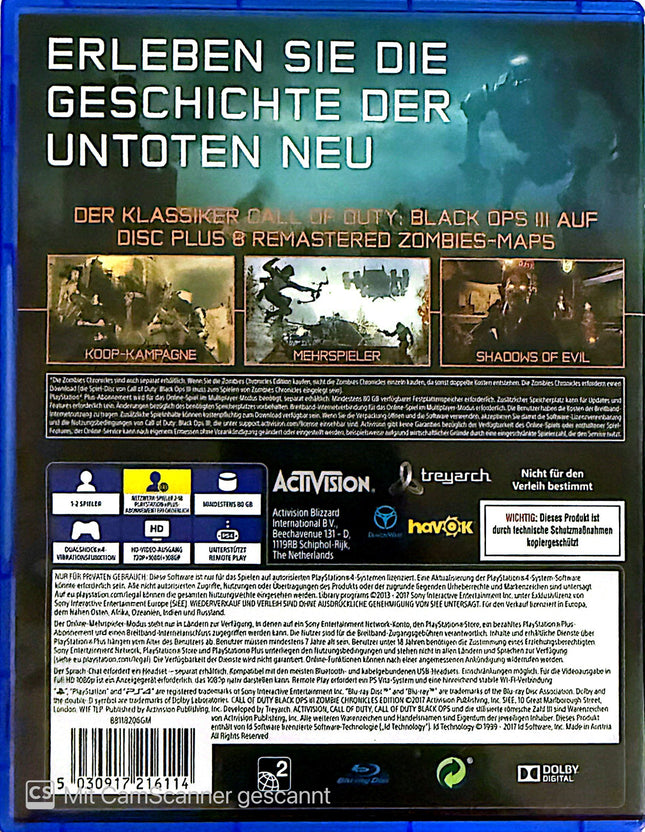 Call of Duty Black Ops 3 Zombies Chronicles Edition PS4 #59