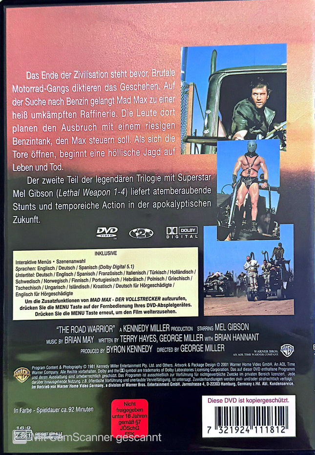 Mad Max der Vollstrecker DVD #61