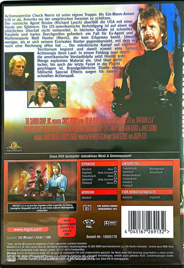 Chuck Norris Invasion USA DVD #61