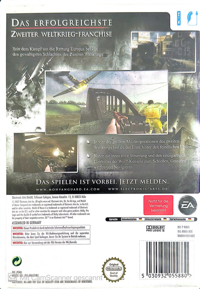 Medal of Honor Vanguard Nintendo Wii #42