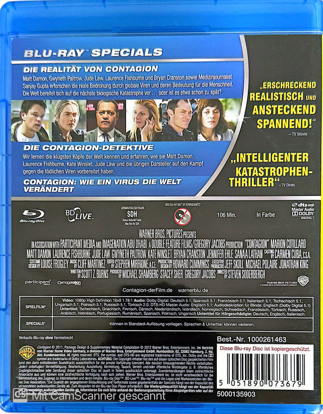 Contagion Blu-ray #15