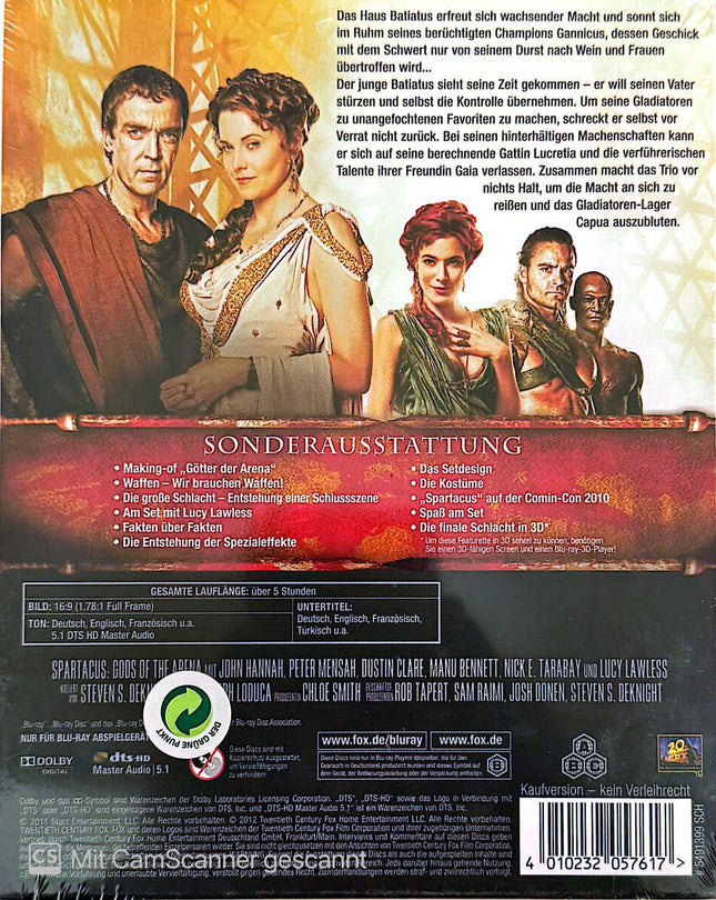 Spartacus Gods of the Arena Blu-ray neu Complette Season 1 #15
