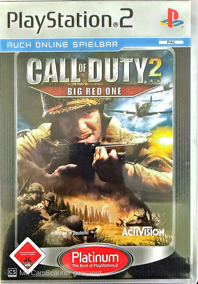 Call of Duty 2 Big Red One platinum PS2 #59