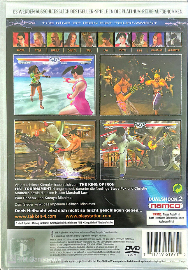 Tekken 4 platinum PS2 #59