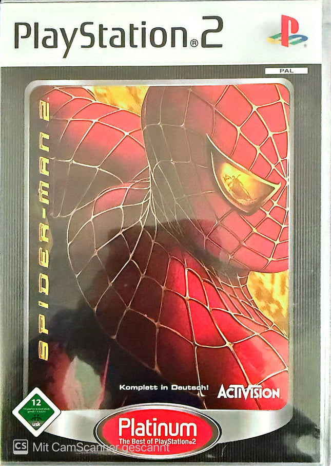 Spiderman 2 platinum PS2 #59 as-warenhandel
