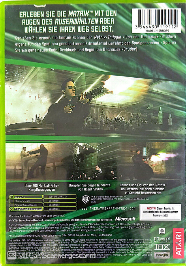 The Matrix Path of Neo Xbox Classic #37