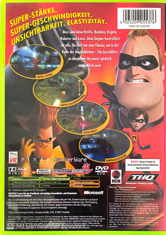 Die Unglaublichen mit Anleitung Xbox Classic #29