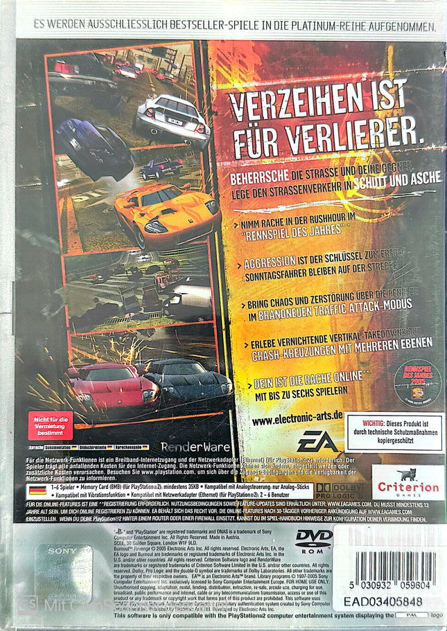 Burnout Revenge platinum PS2 #59