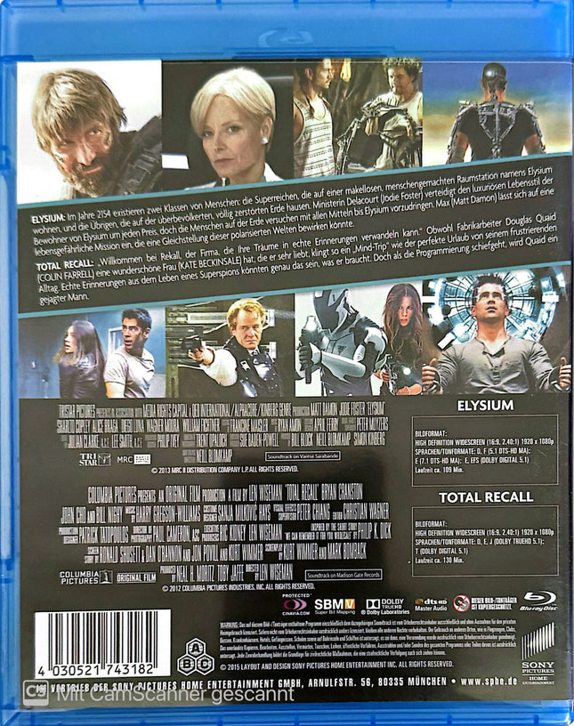 Elysium + Total Recall Blu-ray #36