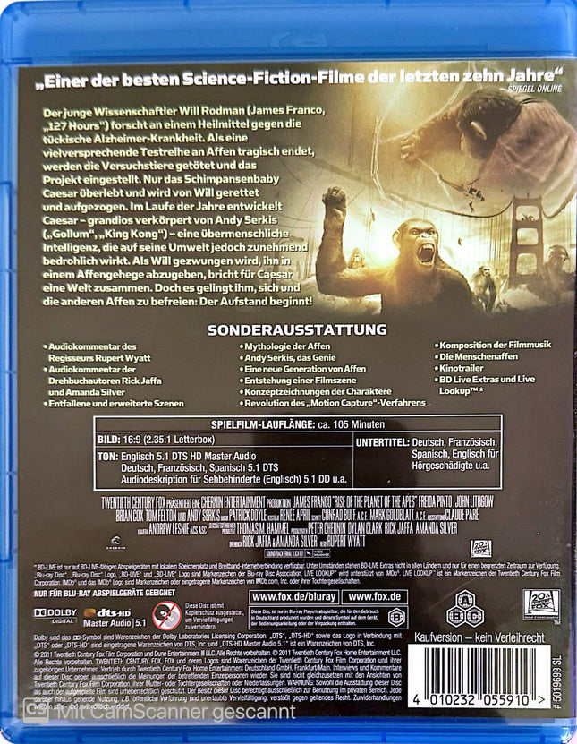 Planet der Affen Prevolution Blu-ray #36