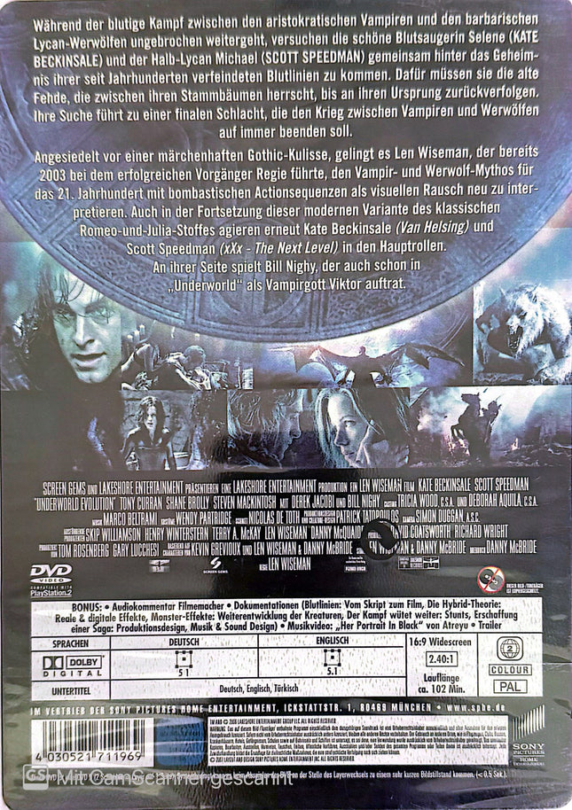 Underworld Evolution Steelbook DVD #36