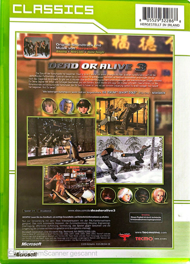 Dead or alive 3 Xbox Classic -Classics- #47