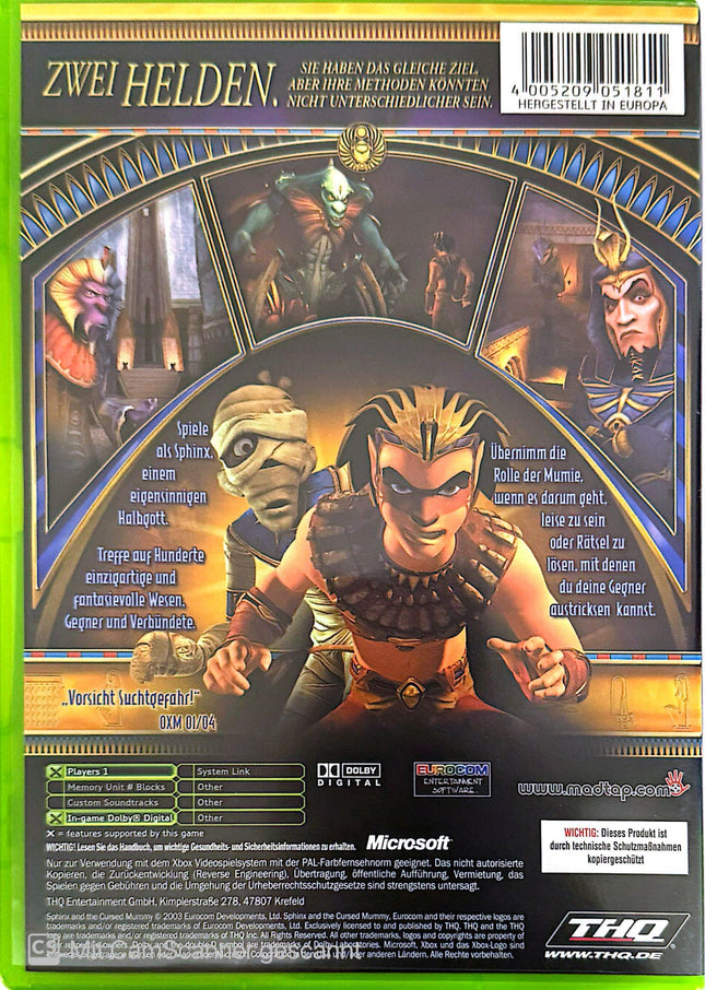 Sphinx und die verfluchte Mumie Xbox Classic #47