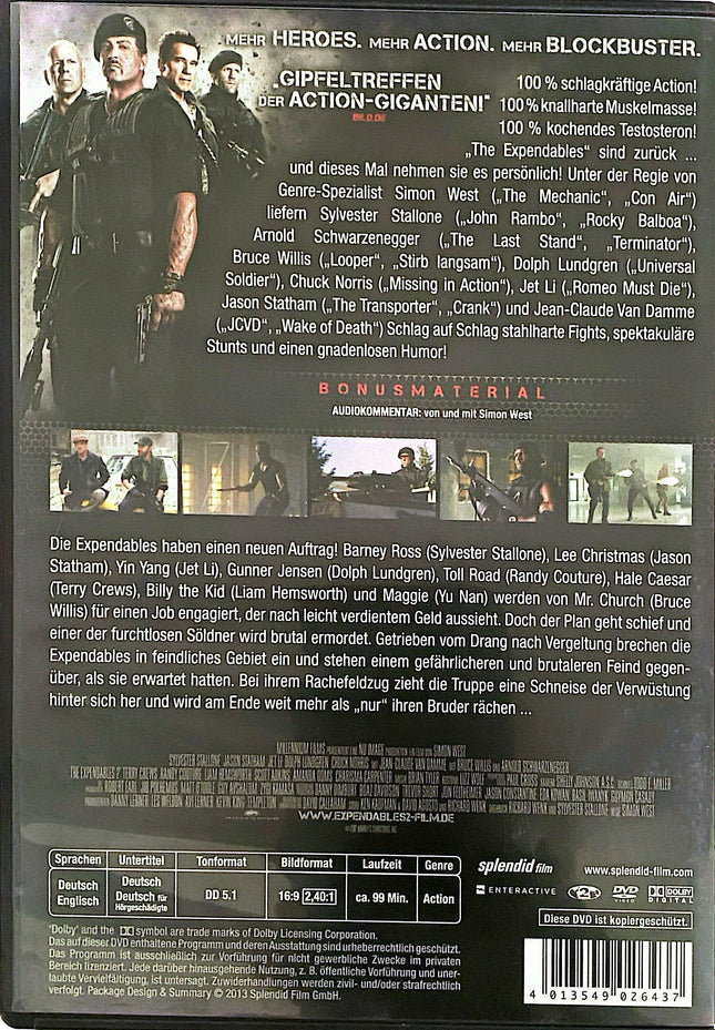 The Expendables back for war DVD #47