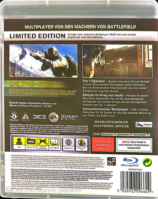 Medal of Honor Limited Edition PS3 #01