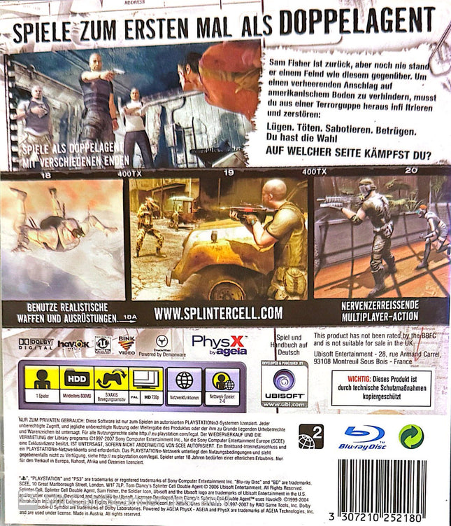 Splinter Cell Double Agent PS3 #01