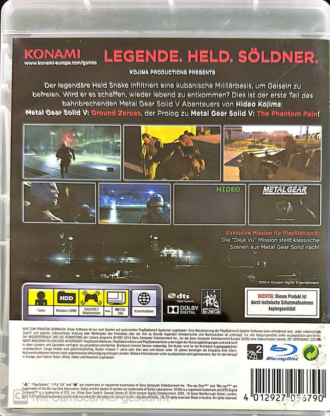 Metal Gear Solid V Ground Zereos PS3 #04
