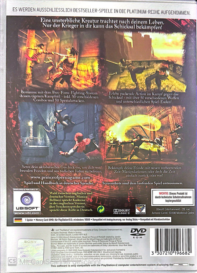 Prince of Perisa Warrior Within platinum PS2 #05