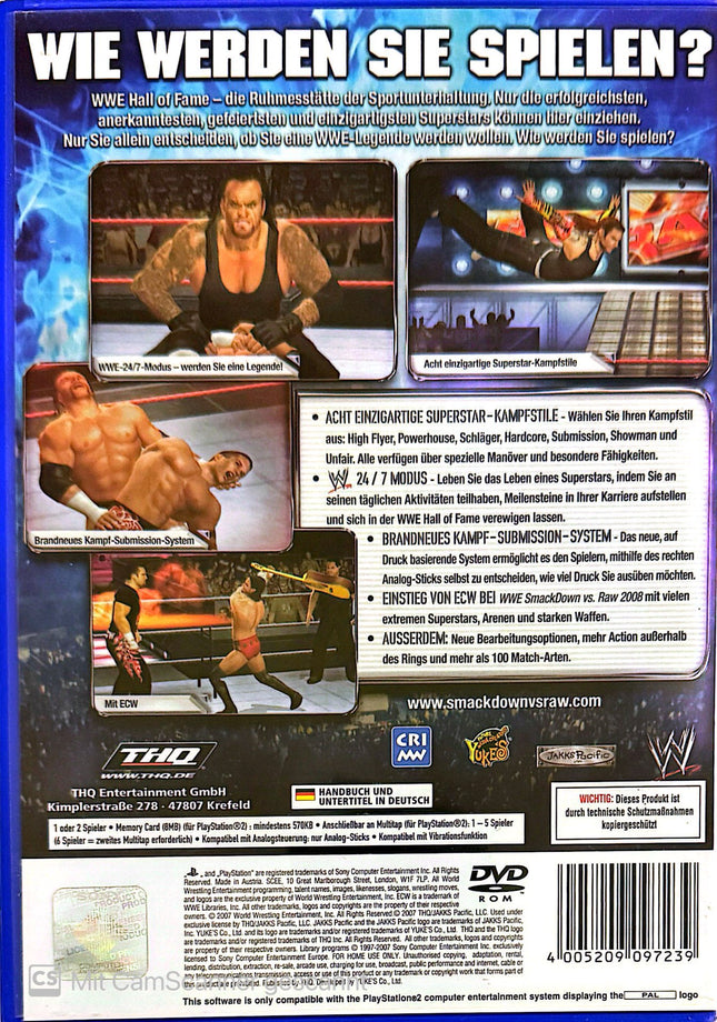 Smackdown 2008 PS2 #07