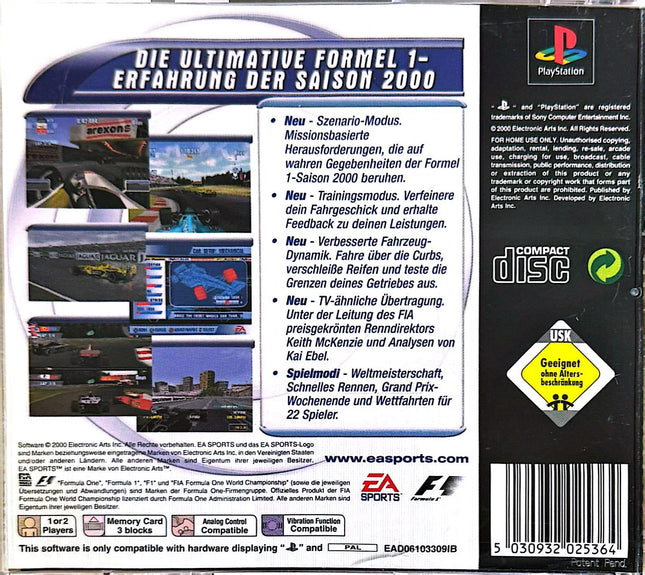 F1 Championship Season 2000 [PS1] Playstation 1 #51