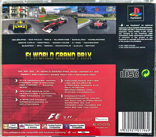 Formel 1 World Grand Prix F1 [PS1] Playstation 1 #51