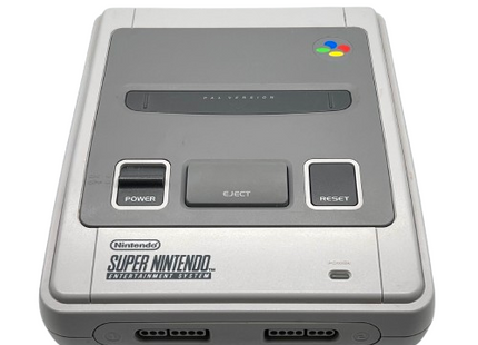 Super Nintendo mit orignal Controller allen Kabel Konsole SNES #A2/04